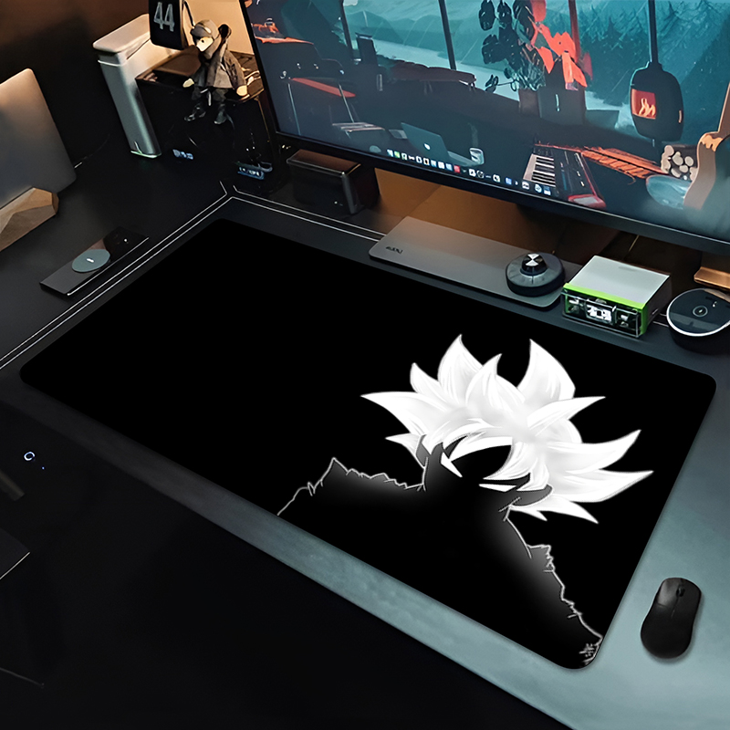 Pc Gaming Simulator - DBZ Black Anime Mouse Pad Dragon