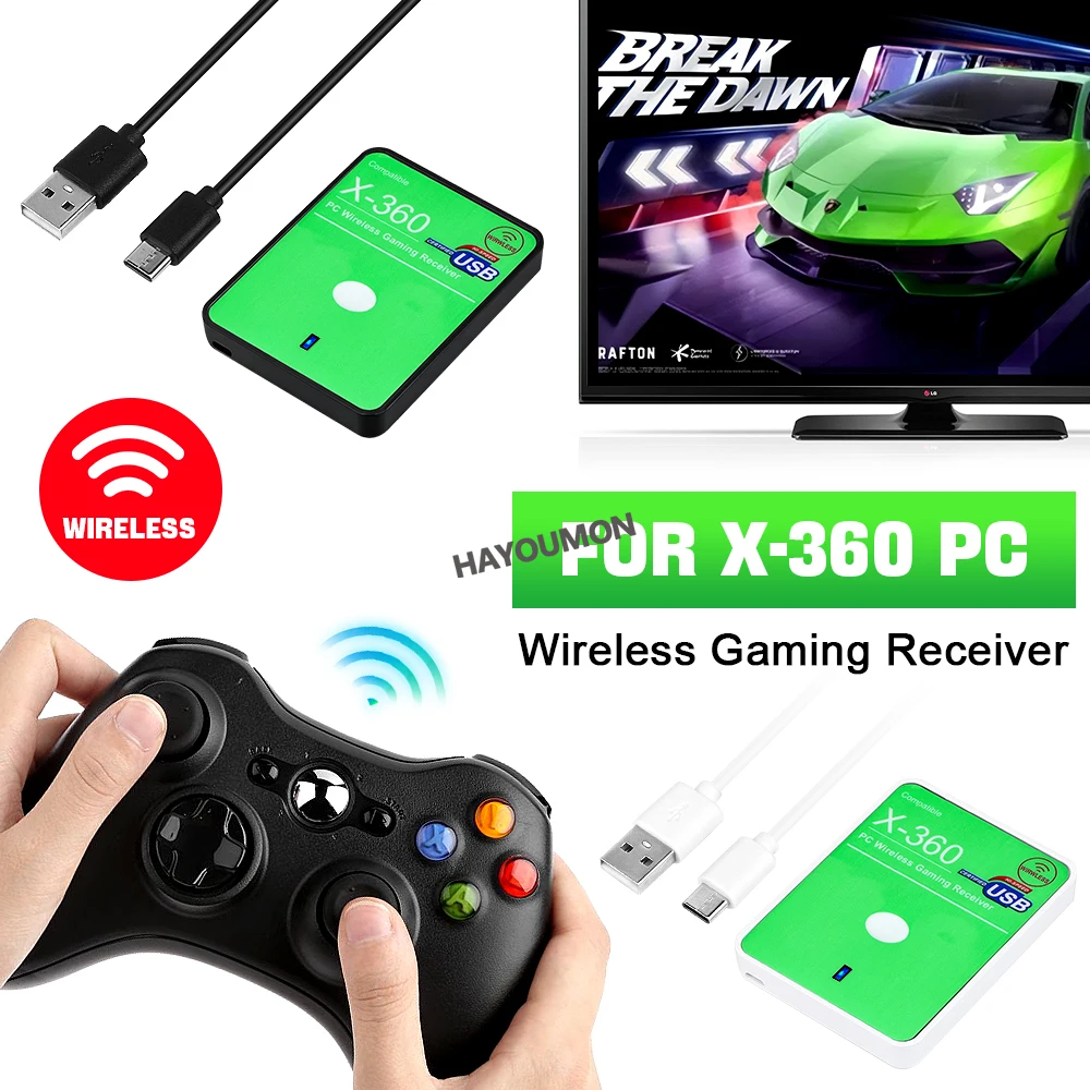 Pc Gaming Xbox Controller - New Wireless Gaming Receiver for XBOX