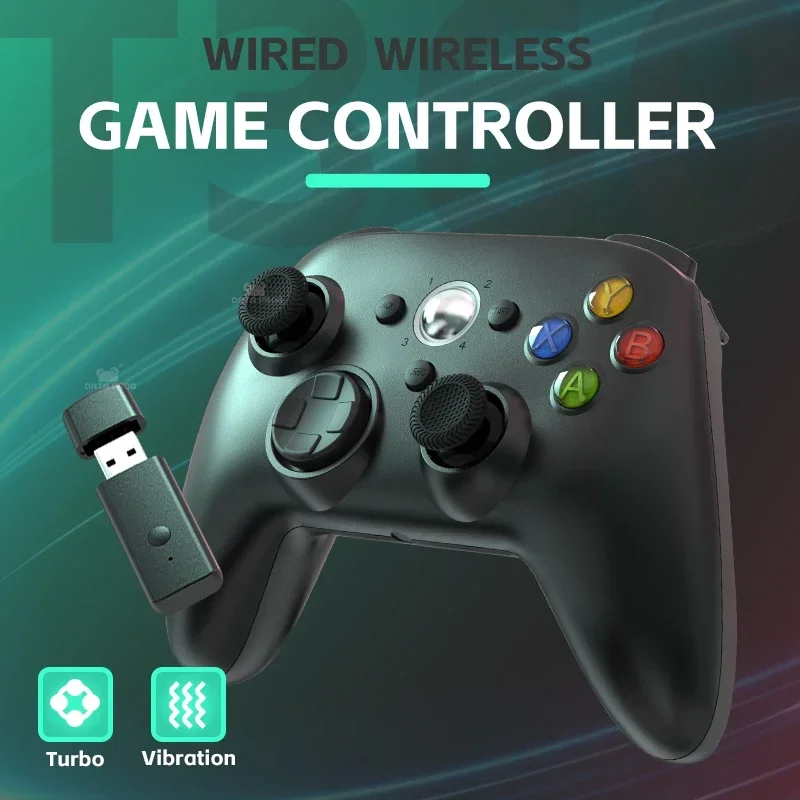 Pc Gaming Xbox Controller - DATA FROG Ergonomic Wireless Turbo Game