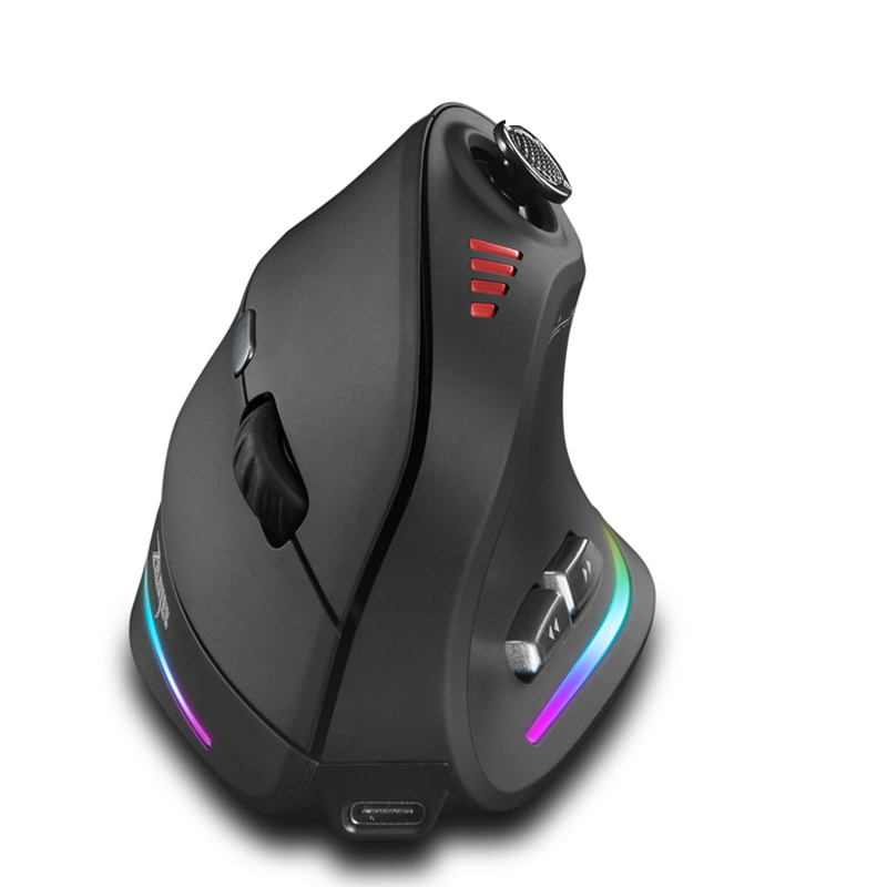 Pc Gaming Rgb - Jomaa RGB Backlit Wireless Vertical Mouse