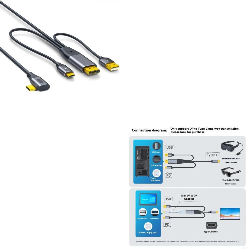 Pc Zotac Gaming - USB C To DisplayPort 4K@60Hz Cable