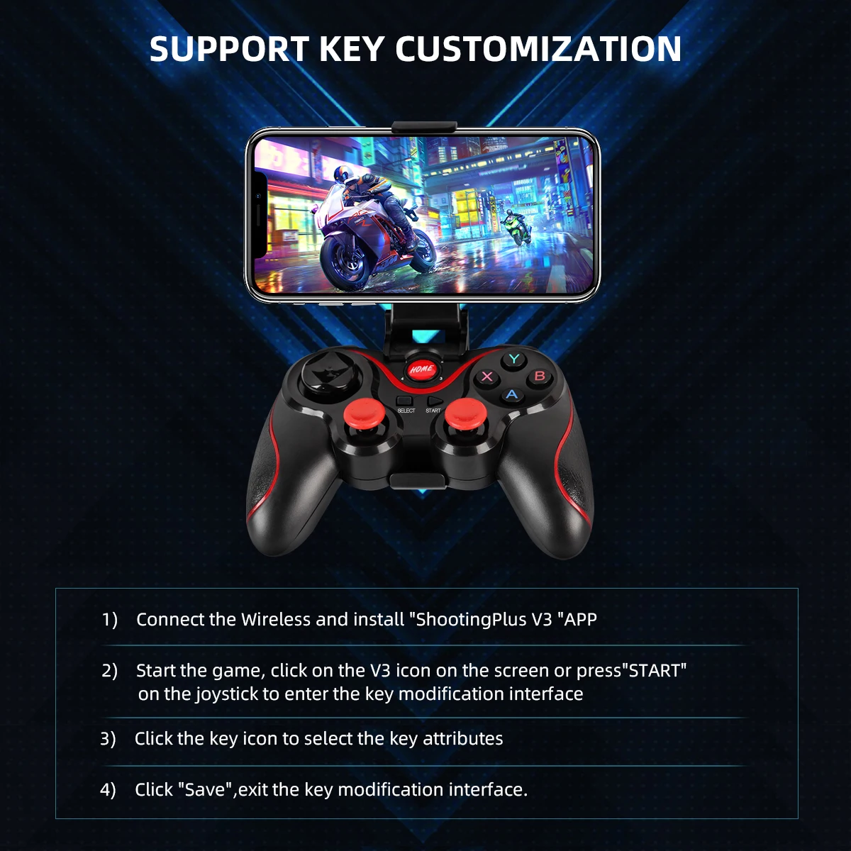 GAMINJA Wireless Bluetooth Gam - огляд і ціна Pc Gaming Xbox Controller