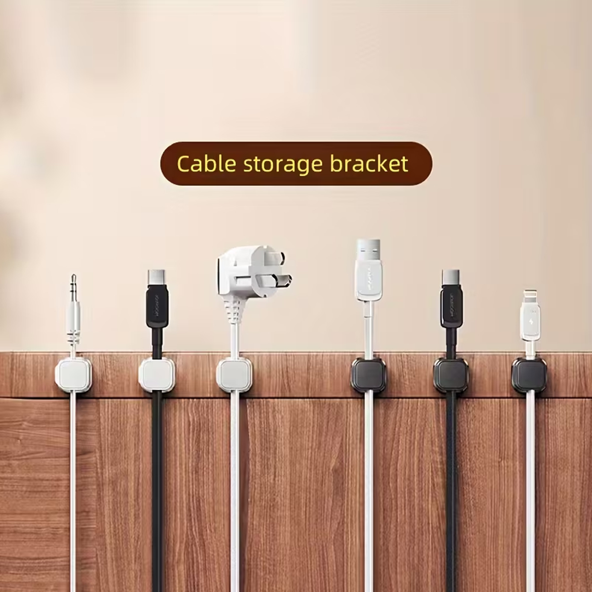 12/6 Piece Cable Organizer Kit - огляд і ціна Desk Cable Organizer