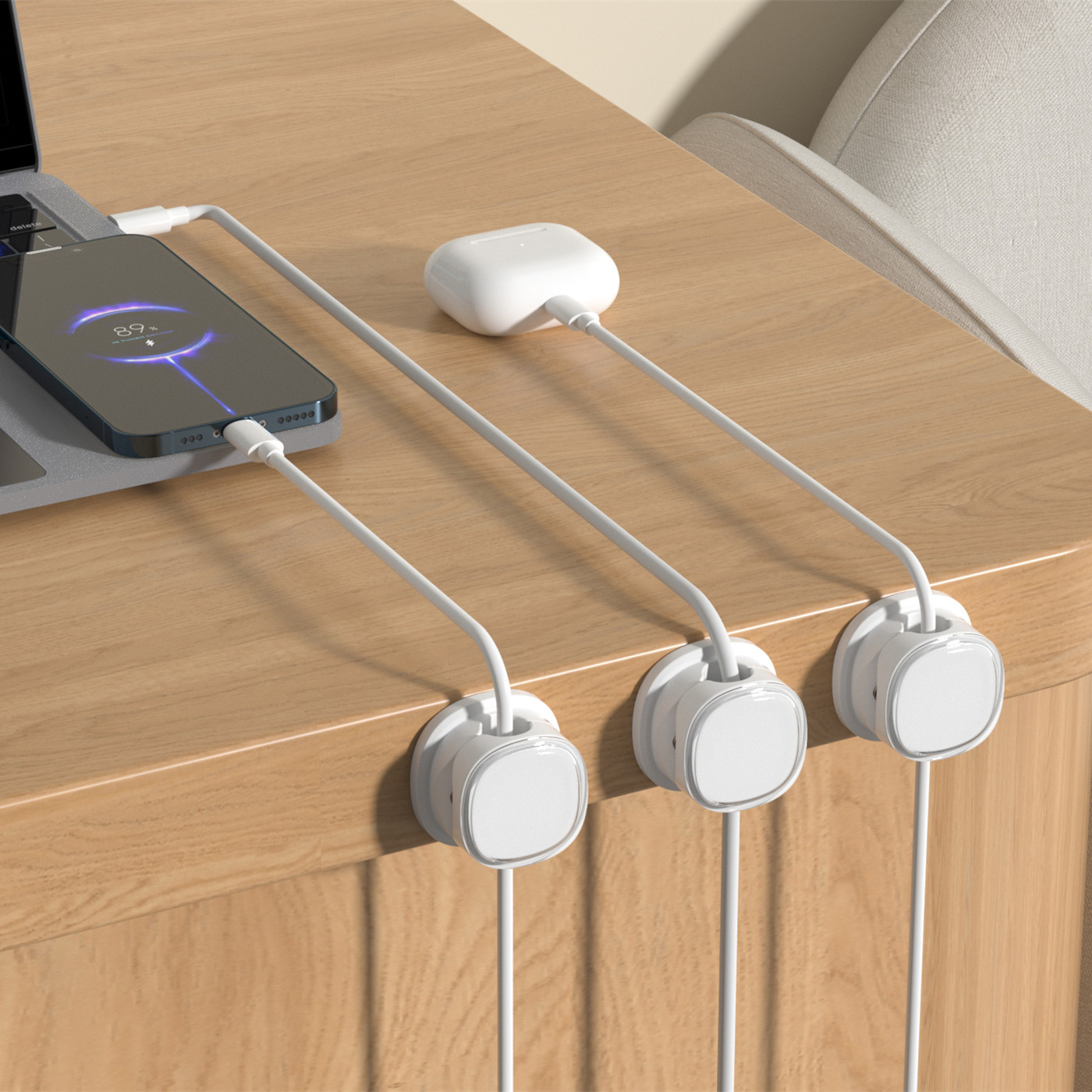 3/6/8/12PCS Magnetic Cable Cli - огляд і ціна Desk Cable Organizer