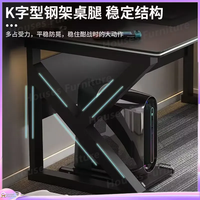 Cafe Metal Gaming Desk Black M - огляд і ціна Pc Gaming Cafe
