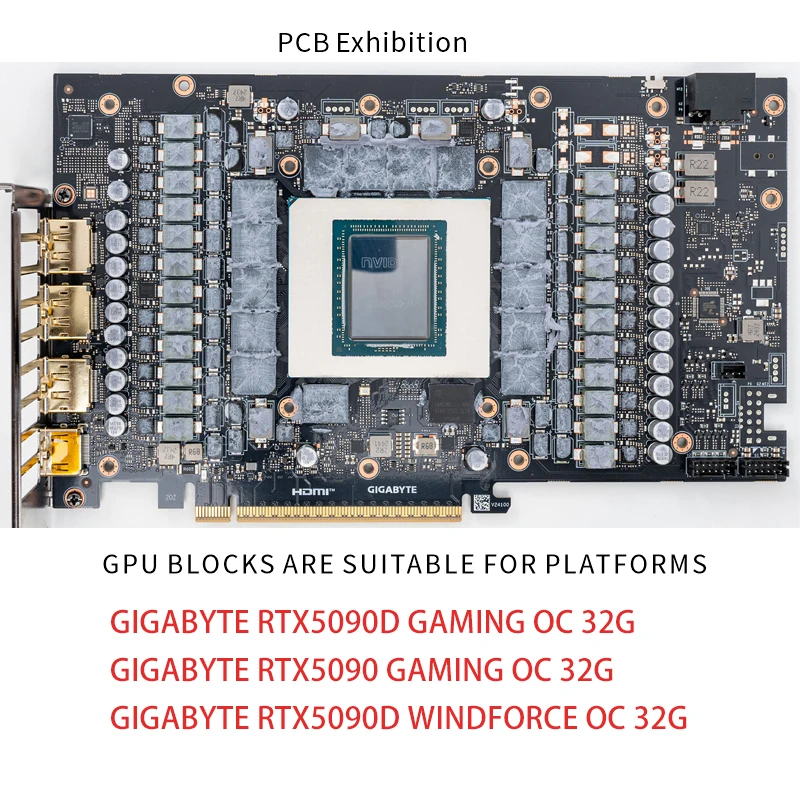 Bykski N-GV5090DWF-X GPU Block - огляд і ціна Pc Gaming Rgb