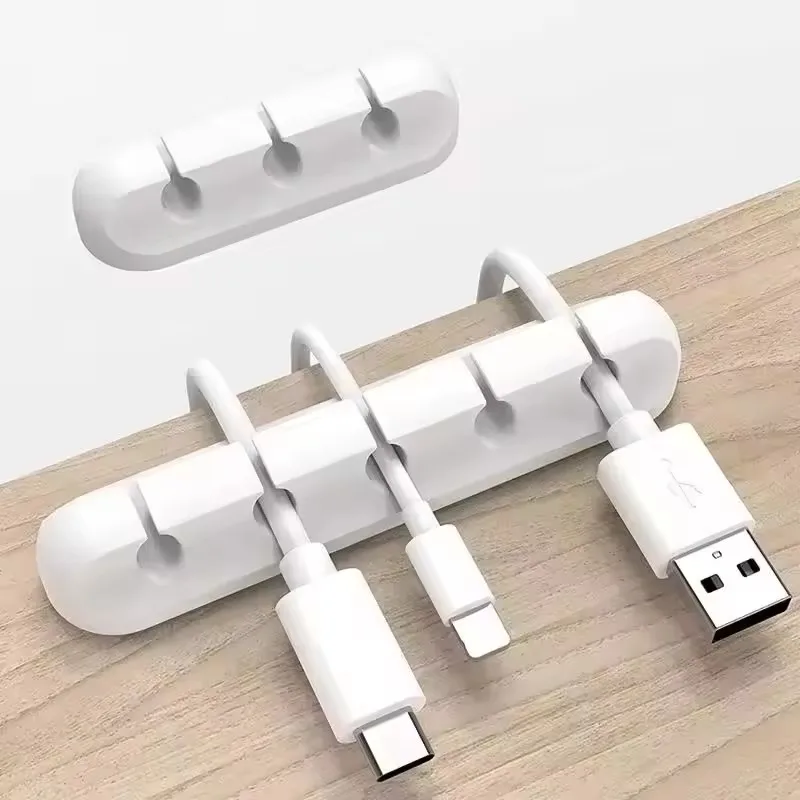 Silicone USB Cable Clip Winder - огляд і ціна Desk Cable Organizer