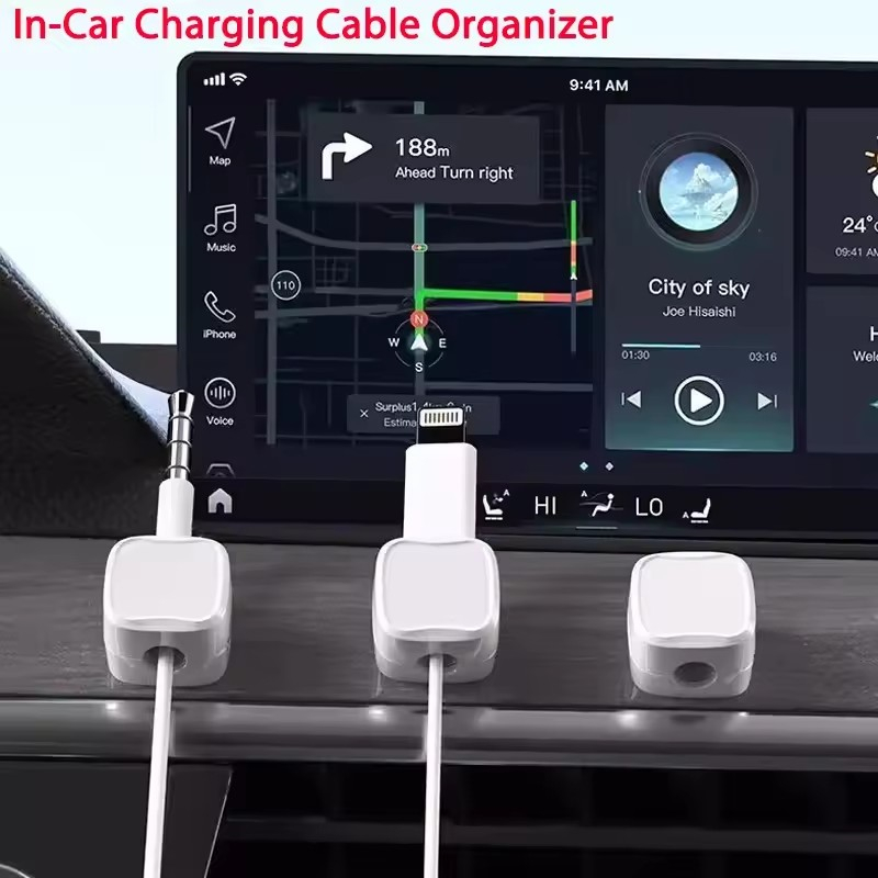 Magnetic Cable Clip Winder Hol - огляд і ціна Desk Cable Organizer