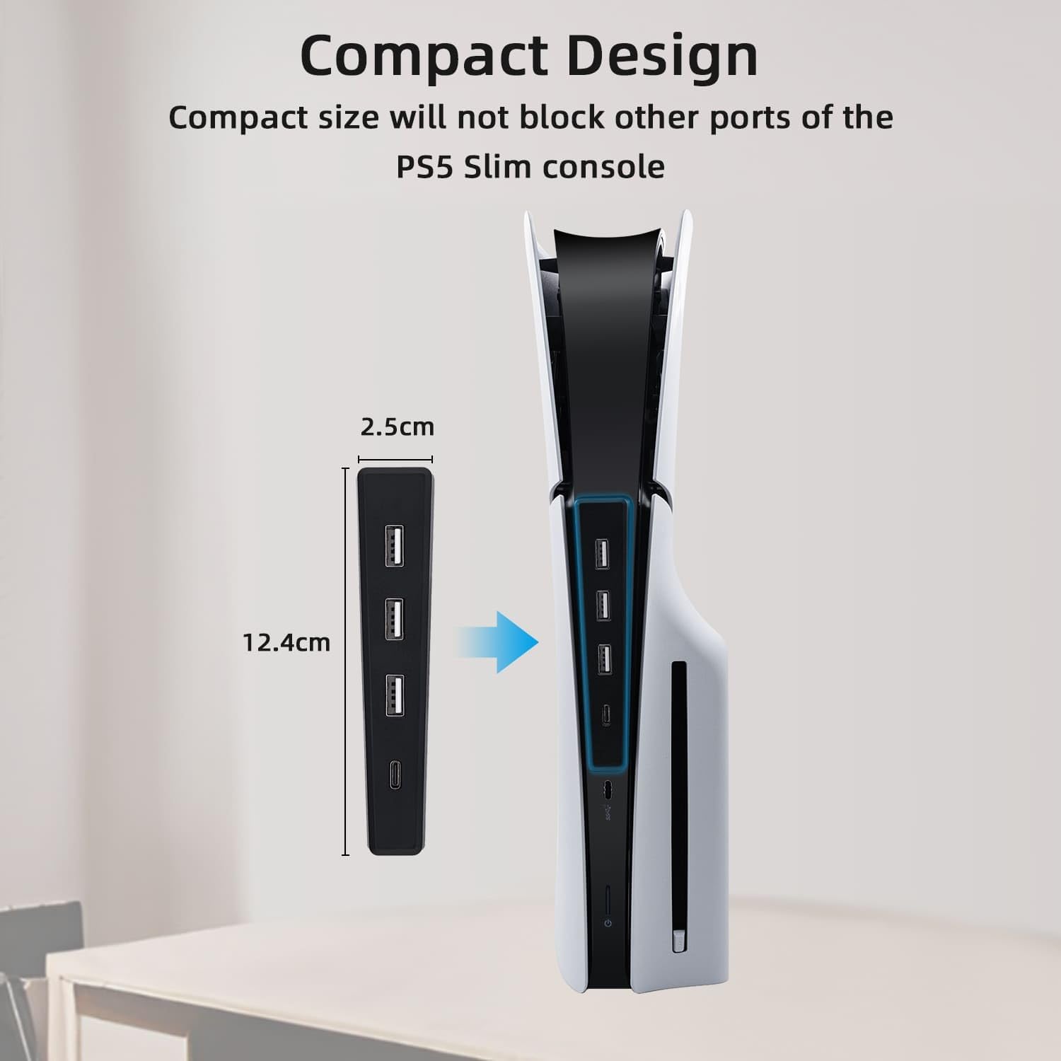 4 Ports USB Hub for PS5 Slim D - огляд і ціна Usb Hub Gaming