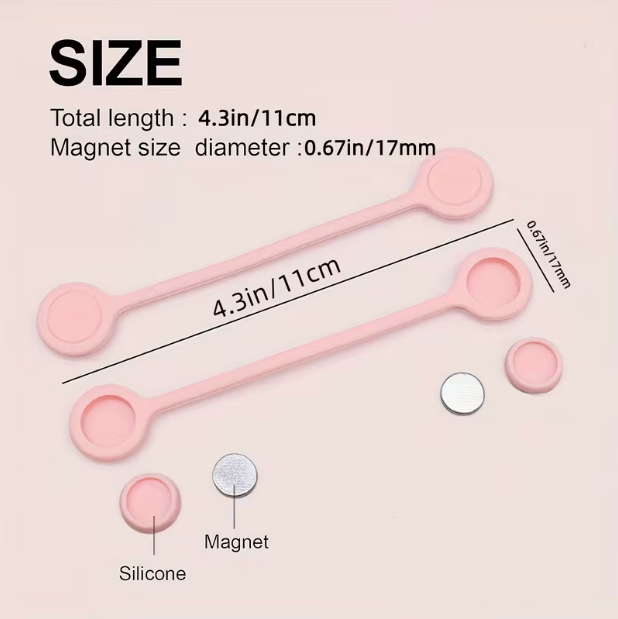 3pcs Magnetic charging cable o - огляд і ціна Desk Cable Organizer