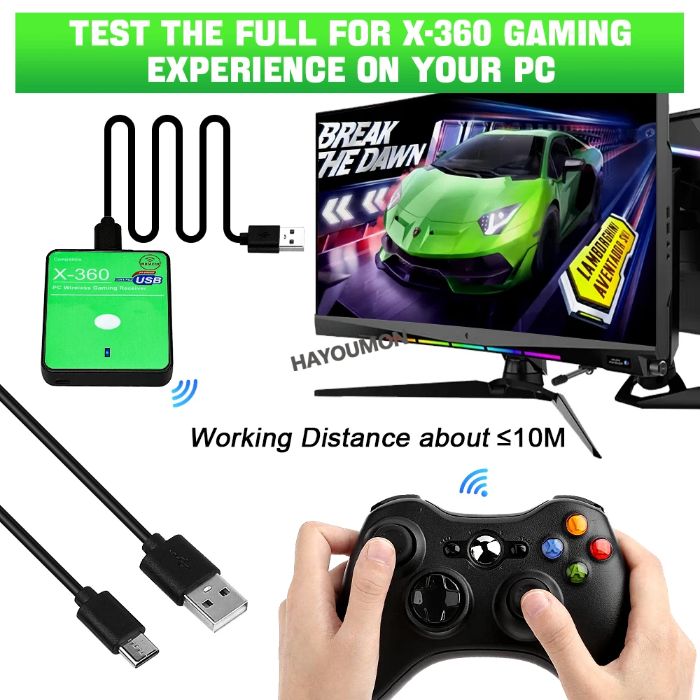 New Wireless Gaming Receiver f - огляд і ціна Pc Gaming Xbox Controller