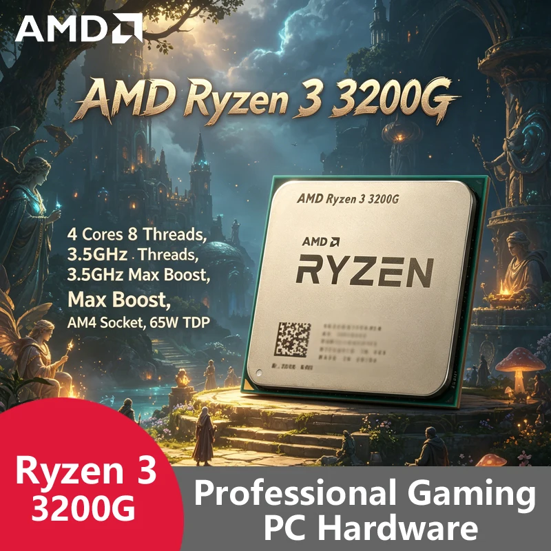 AMD Ryzen 3 3200G AM4 Entry Ga - огляд і ціна Pc Gaming Entry