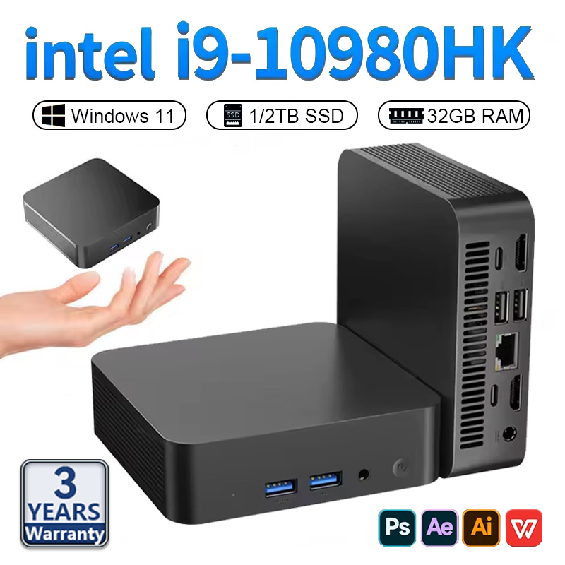 MINI PC Windows 11 Pro Core i9 - огляд і ціна Pc Gaming Ram 32Gb