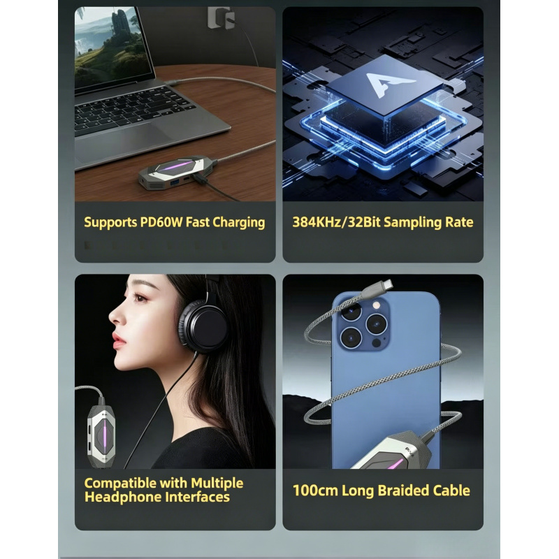 PIVA DS6 Pro 6-in-1 Gaming Doc - огляд і ціна Usb Hub Gaming