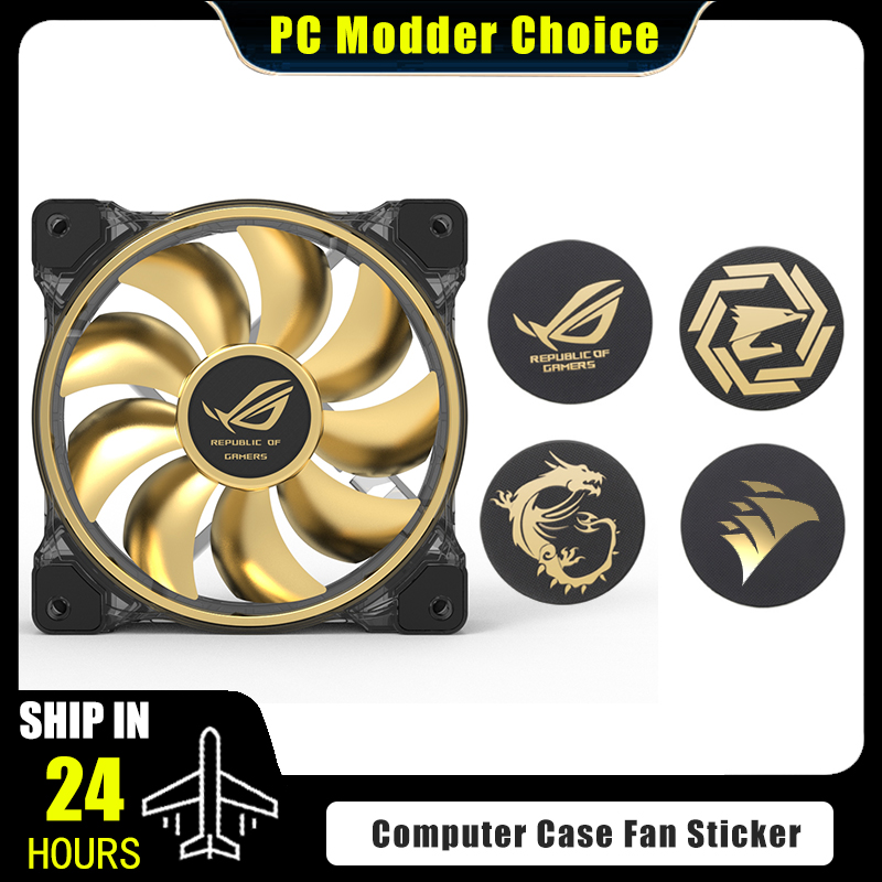 Computer Case Fan Logo Sticker - огляд і ціна Gaming Pc Equipment