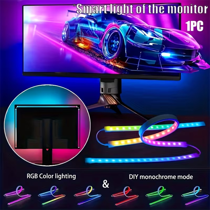 RGB Gaming Lights Strip Monito - огляд і ціна Pc Gaming Rgb