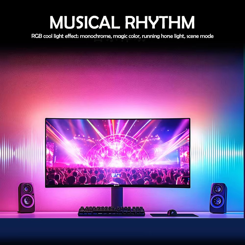 RGB Gaming Lights Strip Monito - огляд і ціна Pc Gaming Rgb