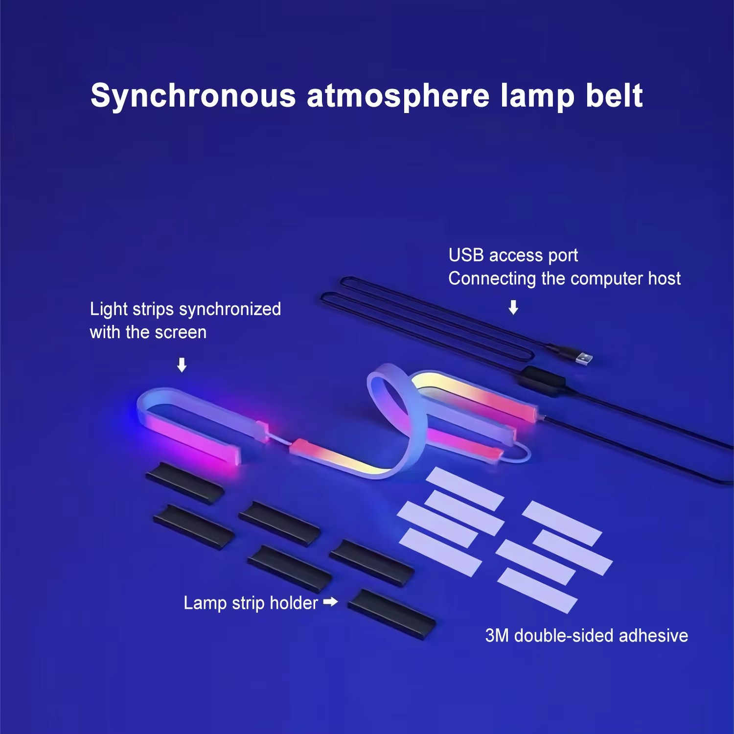 RGB Gaming Lights Strip Monito - огляд і ціна Pc Gaming Rgb