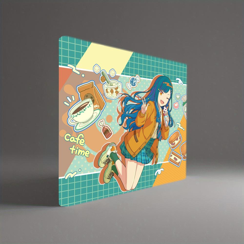 Pastel Cafe Girl Desk Pad smal - огляд і ціна Pc Gaming Cafe