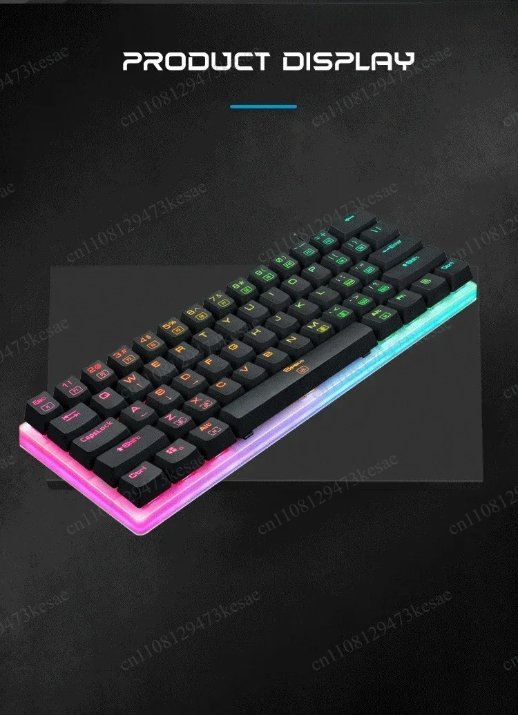 K605  60% Mechanical Gaming Ke - огляд і ціна Anti-Ghosting Keyboard