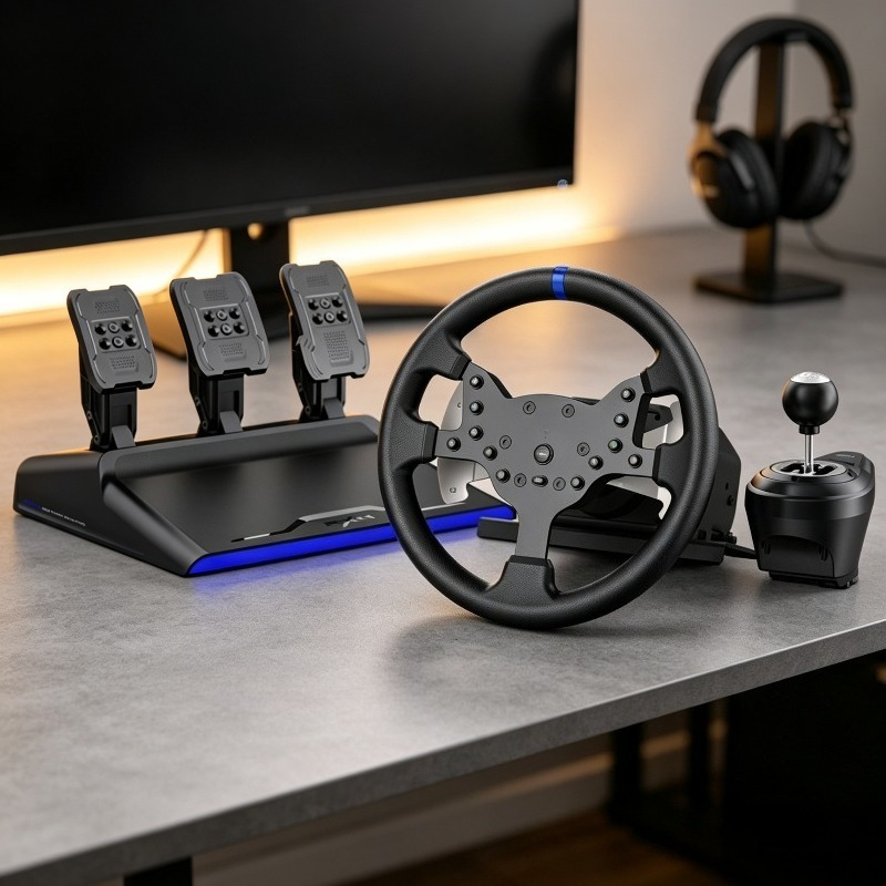 V99 3.2Nm Force Feedback Racin - огляд і ціна Pc Gaming Simulator