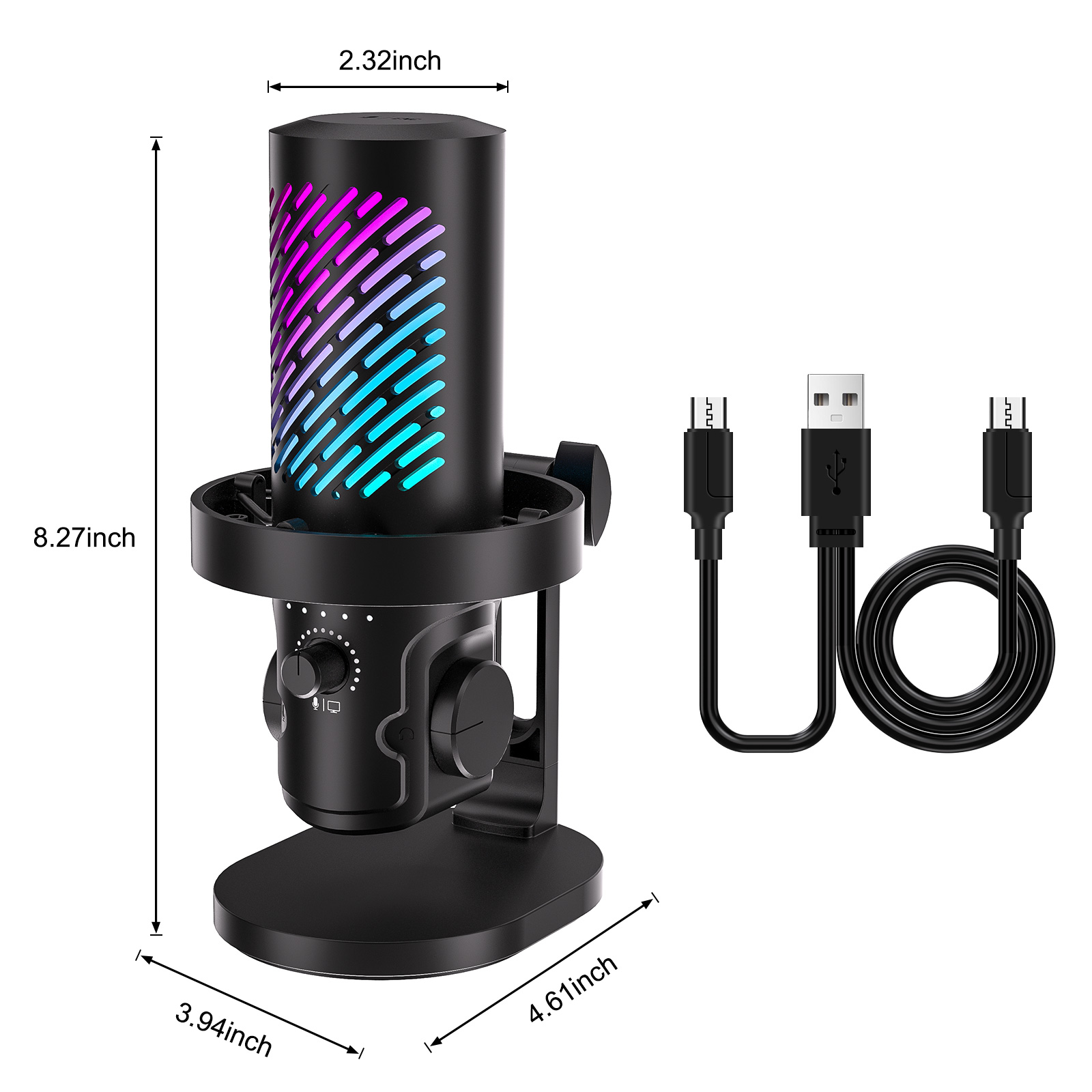 Tenlamp CG1 RGB USB Streaming  - огляд і ціна Pc Gaming Youtuber