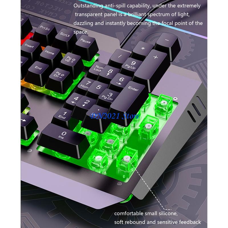 F3KE DS600 Ergonomic Corded Ke - огляд і ціна Anti-Ghosting Keyboard
