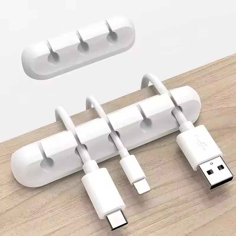 Silicone USB Cable Organizer U - огляд і ціна Desk Cable Organizer