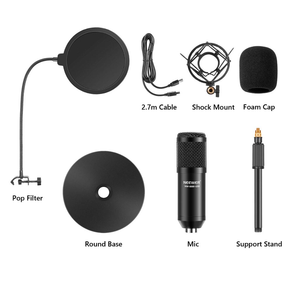 Neewer USB Microphone Kit-Plug - огляд і ціна Pc Gaming Youtuber