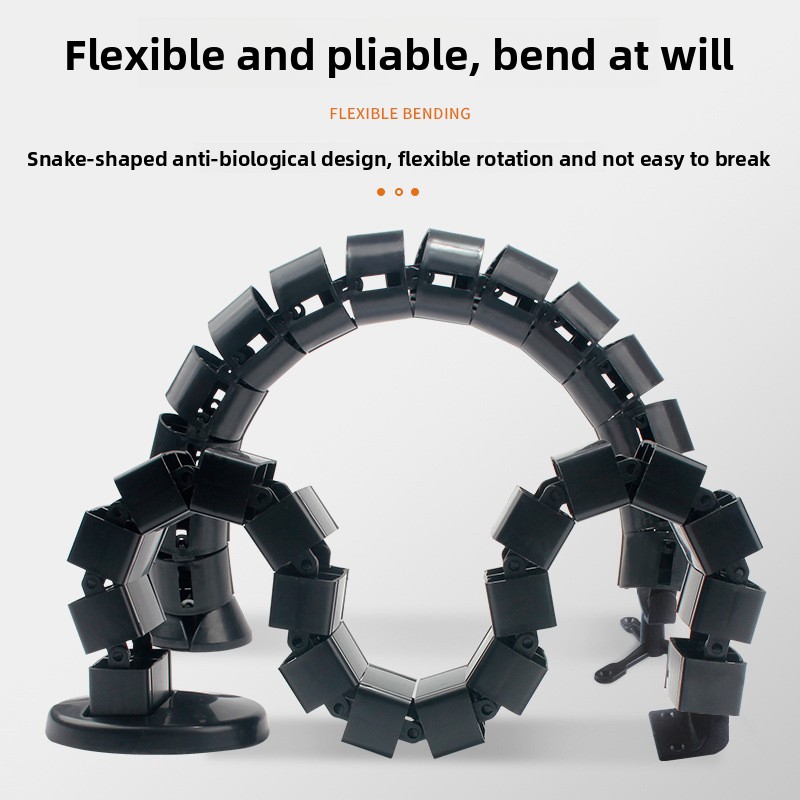 Wire Spine Cable Sleeve Under  - огляд і ціна Desk Cable Organizer