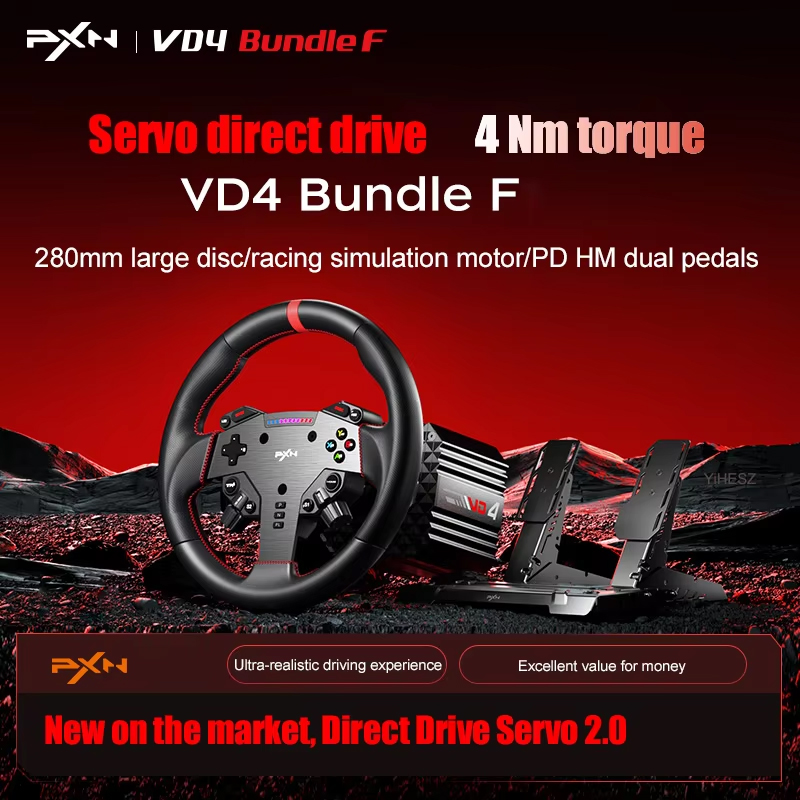 PXN V4D Bundle Racing Wheel 4N - огляд і ціна Pc Gaming Entry