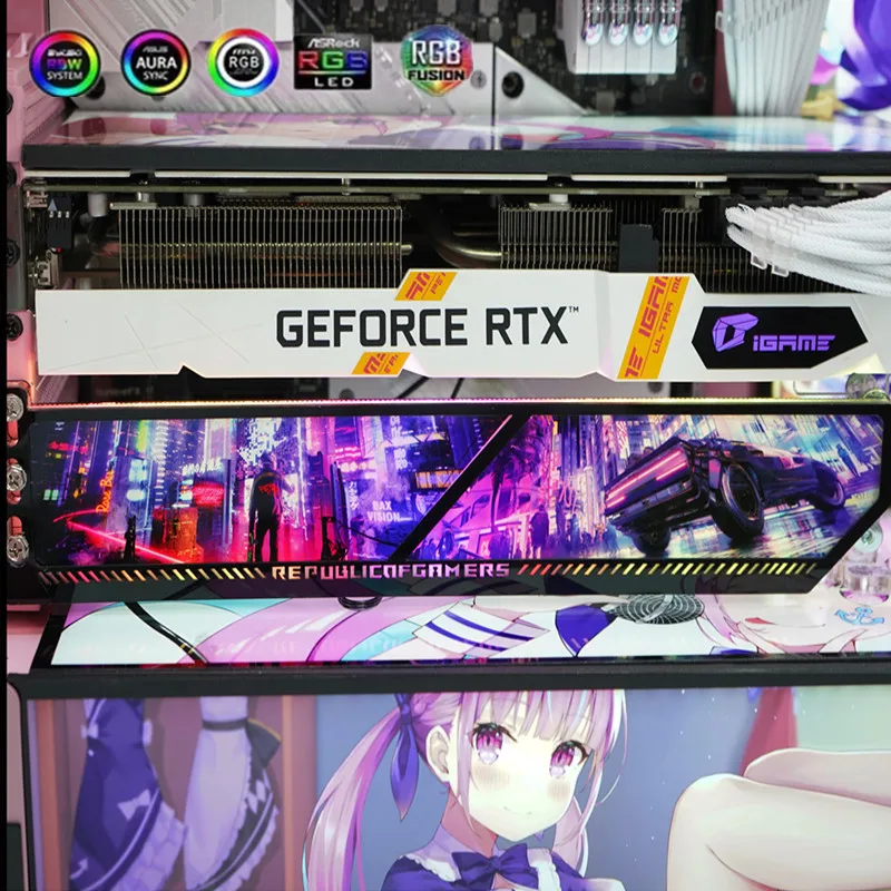 ARGB Graphics Card Bracket,Cus - огляд і ціна Pc Gaming Rgb
