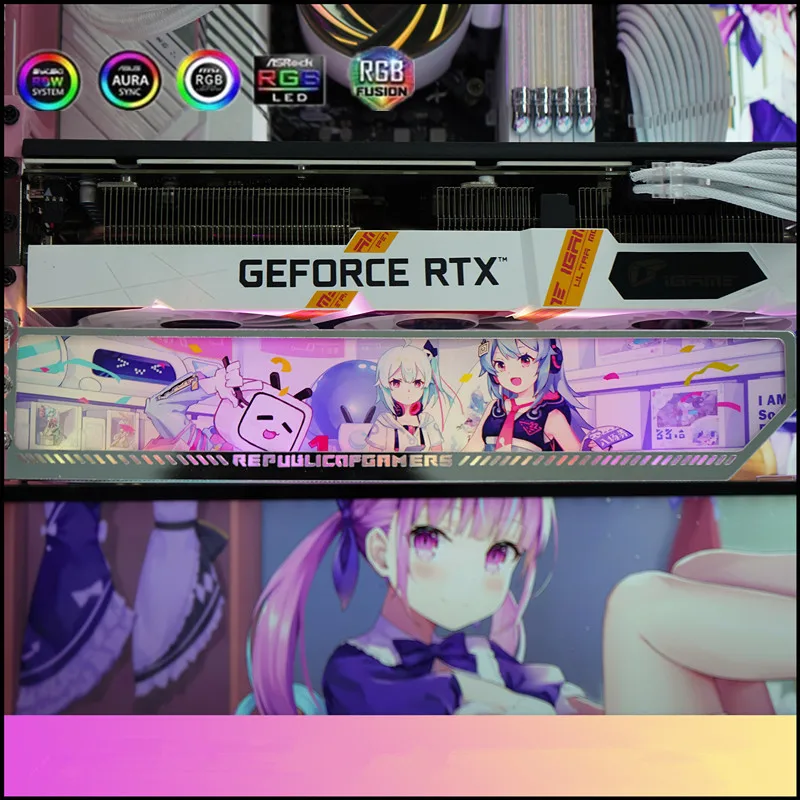 ARGB Graphics Card Bracket,Cus - огляд і ціна Pc Gaming Rgb