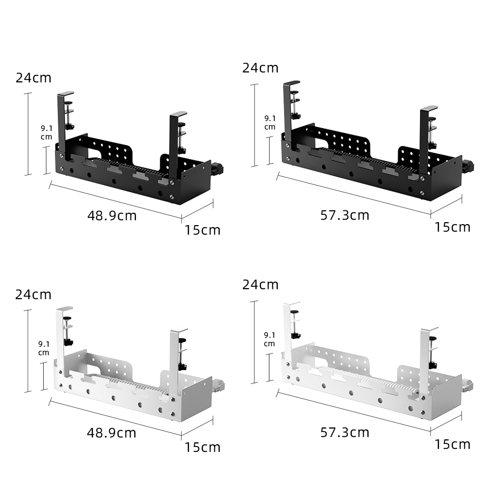 No Drill Under Desk Cable Mana - огляд і ціна Desk Cable Organizer