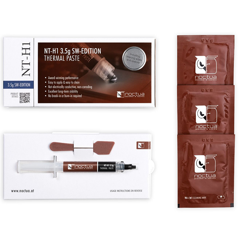 Noctua NT-H1 NT-H2 3.5g 10g Th - огляд і ціна Thermal Paste