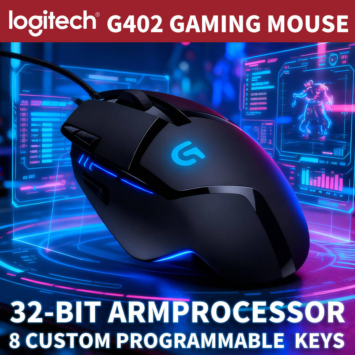 Logitech G402 Hyperion Fury Ga - огляд і ціна Pc Gaming Entry