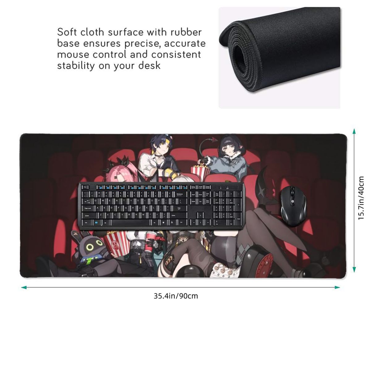Large Mouse Pad Zenless Zone Z - огляд і ціна Pc Gaming Zone