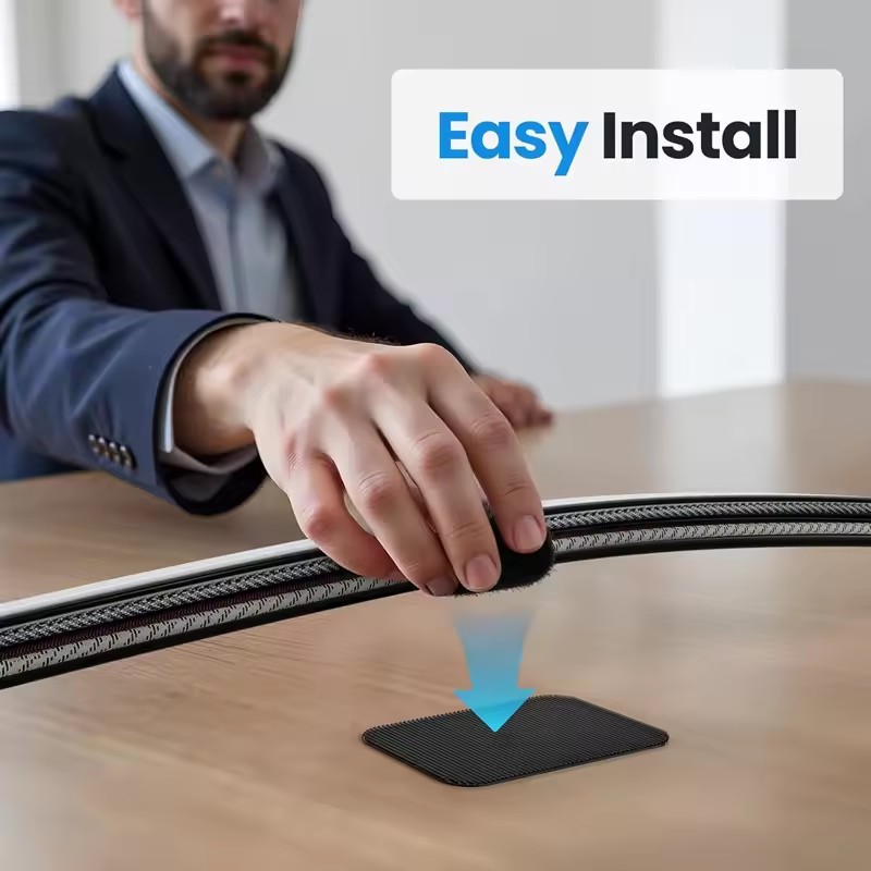 Adhesive Under Desk Cable Ties - огляд і ціна Desk Cable Organizer