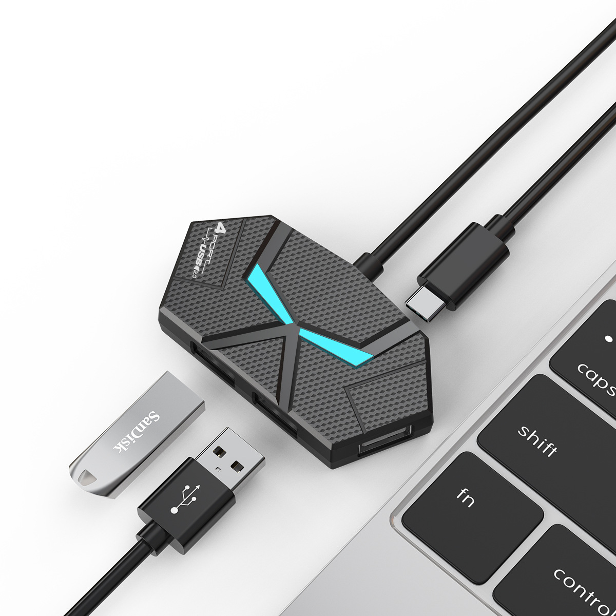 0.6CM/1.2M HUB 7-port Compatib - огляд і ціна Usb Hub Gaming