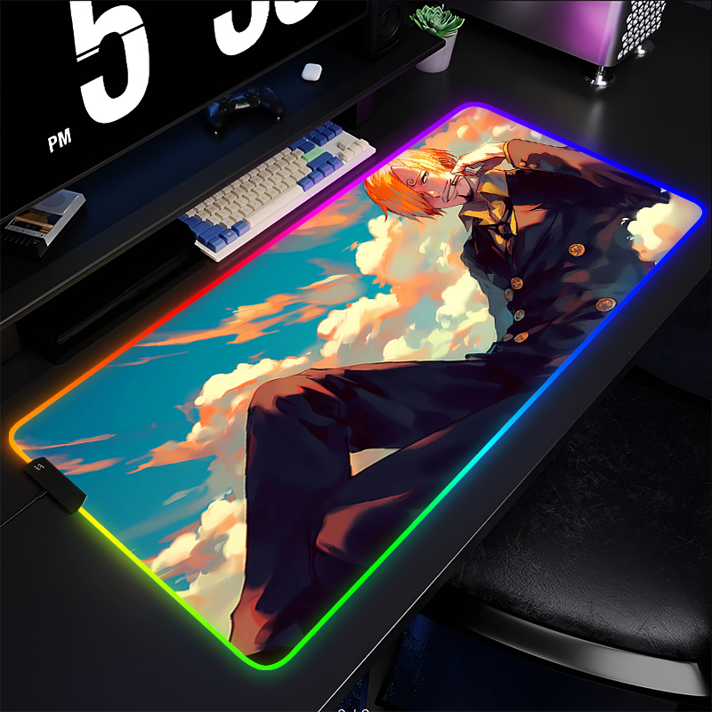 RGB Anime Mouse pad one piece  - огляд і ціна Pc Gaming Rgb