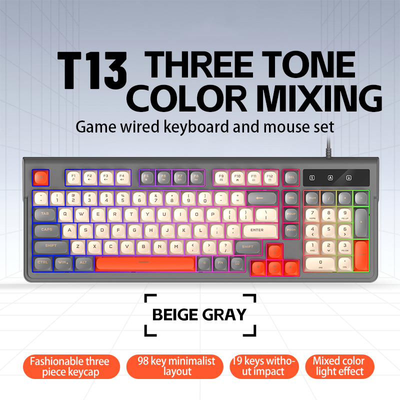 New T13 Wired Gaming Keyboard  - огляд і ціна Anti-Ghosting Keyboard
