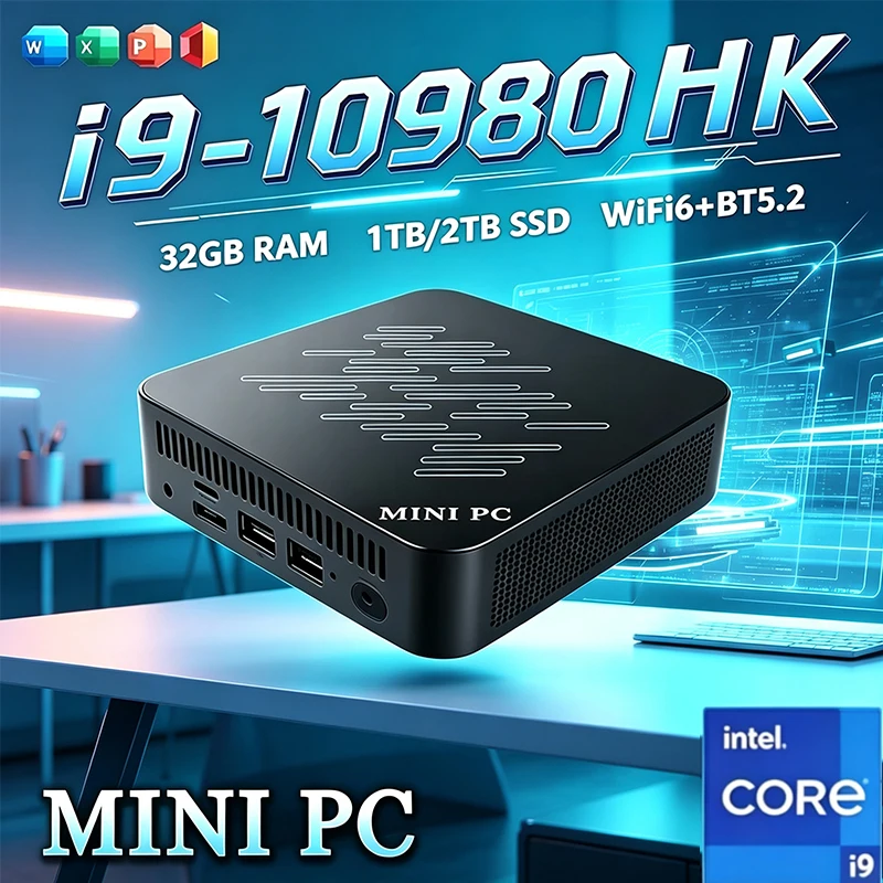 Core I9 10980HK Mini PC Window - огляд і ціна Pc Gaming Ram 32Gb