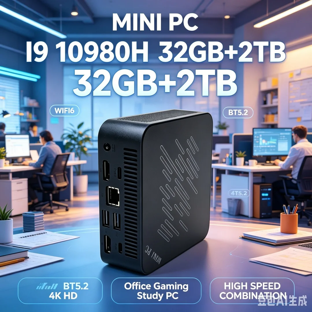 Core I9 10980HK Mini PC Window - огляд і ціна Pc Gaming Ram 32Gb