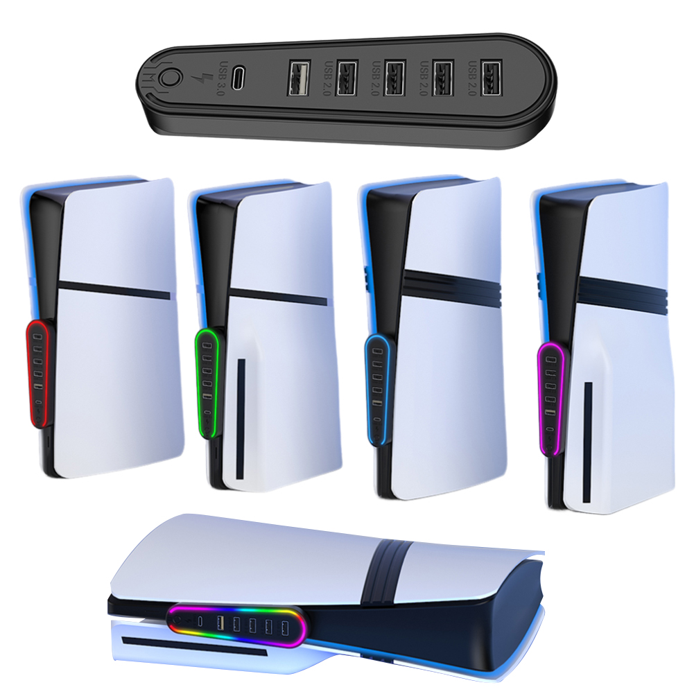 6 Ports USB Hub with RGB Light - огляд і ціна Usb Hub Gaming