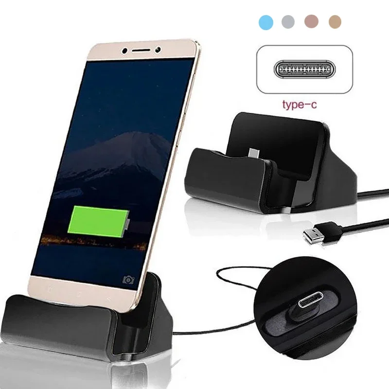 Type C USB Dock Charger Phone  - огляд і ціна Desk Cable Organizer