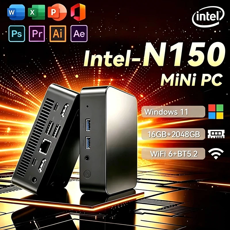 NEW Mini PC Windows 11 Intel N - огляд і ціна Pc Gaming Ram 32Gb