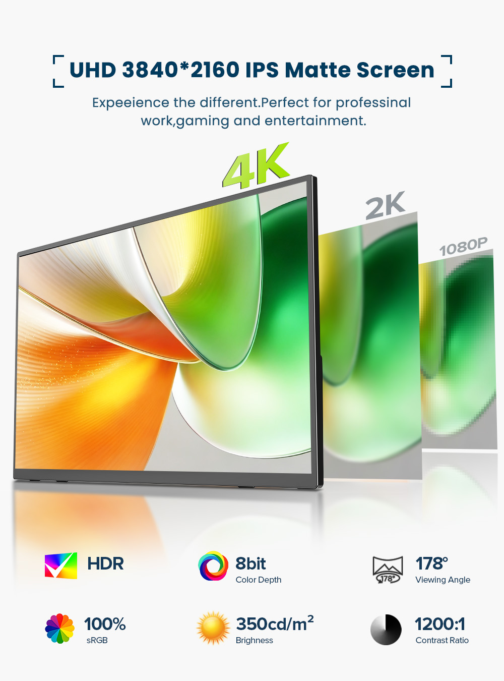 EVICIV 4K Portable Monitor 10- - огляд і ціна Pc Zotac Gaming
