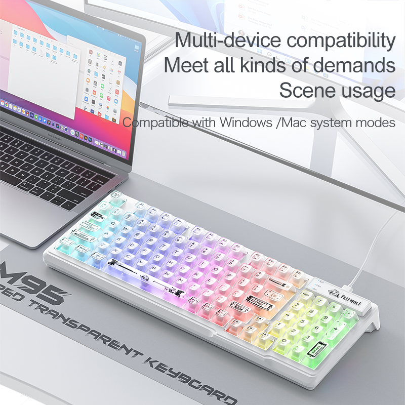 Wired RGB Transparent Keyboard - огляд і ціна Anti-Ghosting Keyboard