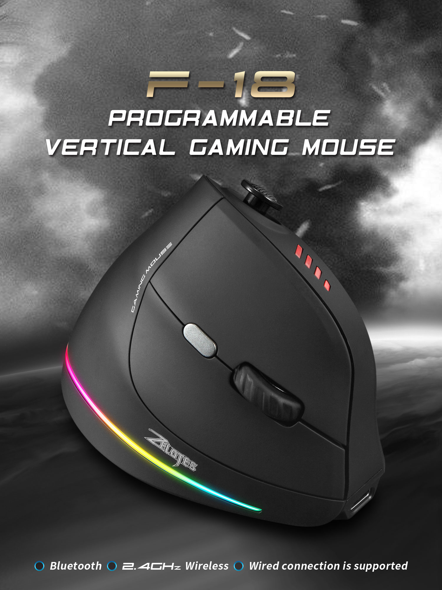 Jomaa RGB Backlit Wireless Ver - огляд і ціна Pc Gaming Rgb