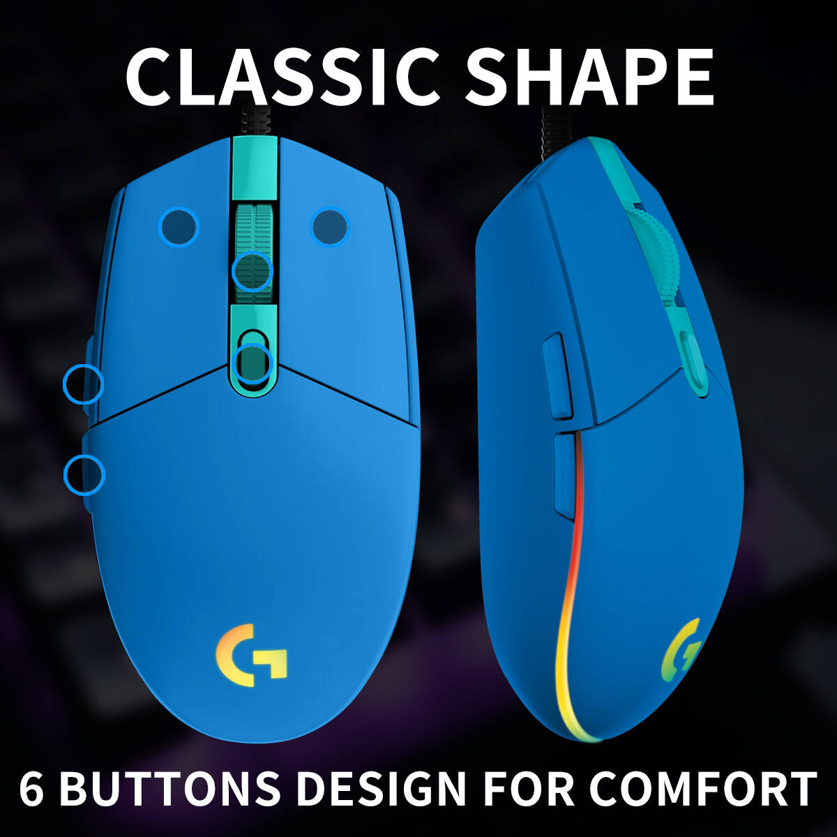 Logitech G203 Wired Gaming Mou - огляд і ціна Pc Gaming Entry